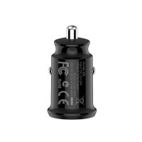 Автомобільний зарядний пристрій BOROFONE BZ8 MaxRide Dual Port Car Charger Black Код: 404986-14