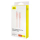 Кабель Baseus Habitat Series Fast Charging Cable Type-C to iP 20Вт 2m Wheat Pink Код: 457056-14