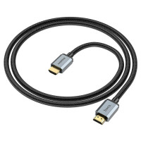 Кабель HOCO US03 HDTV 2.0 Male to Male 4K HD data cable(L=3M) Black