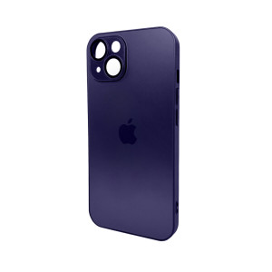 Чохол для смартфона AG Glass Matt Frame Color Logo for Apple iPhone 14 Deep Purple Код: 430086-14