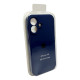 Чохол для смартфона Silicone Full Case AA Camera Protect for Apple iPhone 16 39,Navy Blue Код: 456996-14