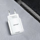 Мережевий зарядний пристрій Usams US-CC075 T18 Single USB Travel Charger (EU) White