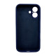 Чохол для смартфона Silicone Full Case AA Camera Protect for Apple iPhone 16 39,Navy Blue Код: 456996-14