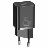 Мережевий зарядний пристрій Baseus Super Si Quick Charger 1C 25W EU Black Код: 405126-14