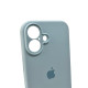 Чохол для смартфона Silicone Full Case AA Camera Protect for Apple iPhone 16 27,Mist Blue Код: 459236-14