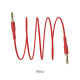 Аудiо-кабель BOROFONE BL1 Audiolink audio AUX cable, 1m Red