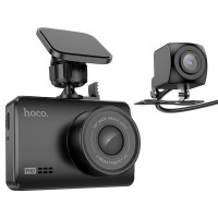 Відеореєстратор HOCO DV3 Driving recorder with display(dual-channel) Black Код: 441867-14