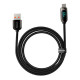 Кабель Baseus Display Fast Charging Data Cable USB to Type-C 66W 1m Черное Код: 456977-14