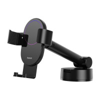 Тримач для мобiльного Baseus Simplism gravity car mount holder with suction base Black Код: 422097-14