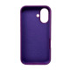 Чохол для смартфона Silicone Full Case AA Open Cam for Apple iPhone 16 19,Purple Код: 453057-14