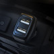 Автомобільний зарядний пристрій HOCO Z36 Leader dual port car charger Black Код: 405217-14
