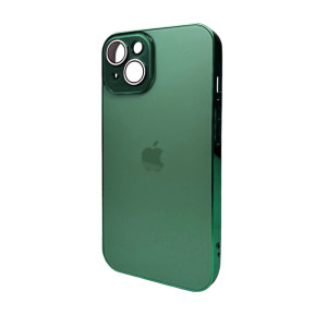 Чохол для смартфона AG Glass Sapphire Frame MagSafe Logo for Apple iPhone 15 Cangling Green Код: 429107-14