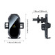 Тримач для мобільного Essager Mirrow Magnetic Phone Holder (Car Air-conditioner Vent Type) black (EZJCXC-JZY01) Код: 407277-14