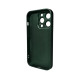 Чохол для смартфона AG Glass Matt Frame Color Logo for Apple iPhone 15 Pro Cangling Green Код: 430167-14