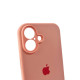 Чохол для смартфона Silicone Full Case AA Camera Protect for Apple iPhone 16 37,Grapefruit Код: 457077-14