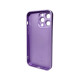 Чохол для смартфона AG Glass Matt Frame Color Logo for Apple iPhone 14 Pro Max Light Purple Код: 430157-14