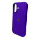 Чохол для смартфона Silicone Full Case AA Open Cam for Apple iPhone 16 22,Dark Purple Код: 439587-14