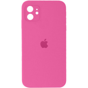 Чохол для смартфона Silicone Full Case AA Camera Protect for Apple iPhone 12 32,Dragon Fruit Код: 430297-14