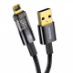 Кабель Baseus Explorer Series Auto Power-Off Fast Charging Data Cable USB to IP 2.4A 1m Черное Код: 452137-14