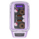 Мережевий зарядний пристрій ACEFAST A45 Sparkling series PD65W GaN (2*USB-C+USB-A) charger Purple alfalfa Код: 405597-14