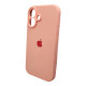 Чохол для смартфона Silicone Full Case AA Camera Protect for Apple iPhone 16 37,Grapefruit Код: 457077-14