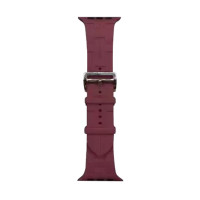 Ремінець для годинника Apple Watch Hermès 42/44/45/49mm 5.Wine Red Код: 418457-14