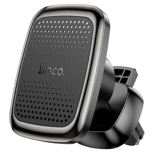 Тримач для мобільного HOCO CA106 Air outlet magnetic car holder Black Metal Gray Код: 407247-14