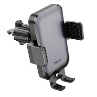 Тримач для мобільного HOCO H26 Rock push-type car holder(air outlet Black gray Код: 420407-14