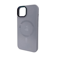 Чохол для смартфона AG Glass Sapphire MagSafe Logo for Apple iPhone 14 Grey Код: 428457-14