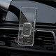 Тримач для мобільного HOCO CA106 Air outlet magnetic car holder Black Metal Gray Код: 407247-14