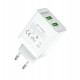 Зарядний пристрій Vention Two-Port USB(A+A) Wall Charger (18W/18W) EU-Plug White (FBAW0-EU)
