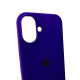 Чохол для смартфона Silicone Full Case AA Open Cam for Apple iPhone 16 22,Dark Purple Код: 439587-14