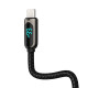 Кабель Baseus Display Fast Charging Data Cable USB to Type-C 66W 1m Черное Код: 456977-14