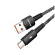 Кабель Essager Sunset USB A to Type C 120Вт USB Charging Cable 1m черный (EXC120-CG01-P) Код: 459257-14