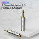 Адаптер Vention 2.5mm Male to 3.5mm Female Audio Adapter Silvery Metal Type (VAB-S02)