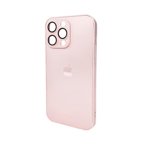 Чохол для смартфона AG Glass Matt Frame Color Logo for Apple iPhone 15 Pro Max Chanel Pink Код: 430178-14