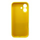 Чохол для смартфона Silicone Full Case AA Camera Protect for Apple iPhone 16 56,Sunny Yellow Код: 456978-14