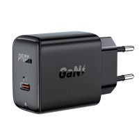 Мережевий зарядний пристрій ACEFAST A21 30W GaN single USB-C charger Black Код товара: 409978-14