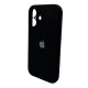 Чохол для смартфона Silicone Full Case AA Camera Protect for Apple iPhone 16 14,Black Код: 459238-14