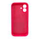 Чохол для смартфона Silicone Full Case AA Camera Protect for Apple iPhone 16 23,Shiny Pink Код: 459248-14