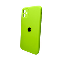 Чохол для смартфона Silicone Full Case AA Camera Protect for Apple iPhone 11 кругл 24,Shiny Green Код: 431348-14