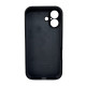 Чохол для смартфона Silicone Full Case AA Camera Protect for Apple iPhone 16 14,Black Код: 459238-14