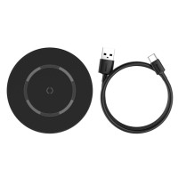 Бездротовий зарядний пристрій Baseus Simple Magnetic Wireless Charger Black Код: 409988-14