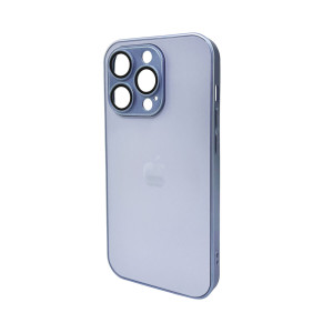 Чохол для смартфона AG Glass Matt Frame Color Logo for Apple iPhone 15 Pro Sierra Blue Код: 430168-14