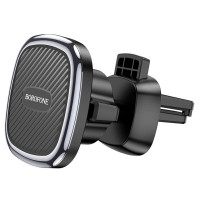 Тримач для мобільного BOROFONE BH67 Air outlet magnetic car holder Black Metal Grey Код: 405148-14