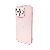 Чохол для смартфона AG Glass Matt Frame Color Logo for Apple iPhone 15 Pro Chanel Pink Код: 430198-14