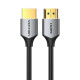 Кабель Vention Ultra Thin HDMI Male to Male HD v2.0 Cable 1.5M Gray Aluminum Alloy Type (ALEHG) Код: 422688-14