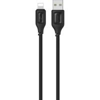 Кабель Usams US-SJ618 2.4A Lightning Charging & Data Cable - Moe Series 1m Black Код: 427158-14