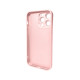 Чохол для смартфона AG Glass Matt Frame Color Logo for Apple iPhone 15 Pro Max Chanel Pink Код: 430178-14