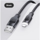 Кабель Usams US-SJ565 Lightning 2.4A Charging & Data Cable Lithe Series 1.2m Black